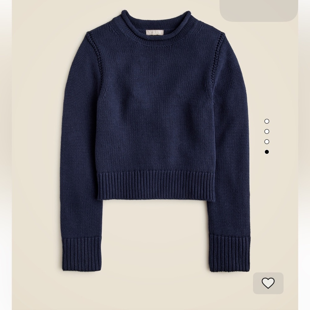 Jcrew heritage roll neck sweater